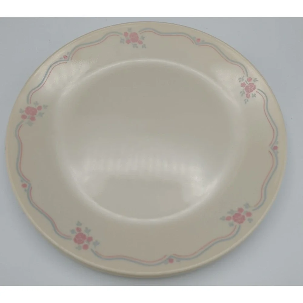 Vintage‎ Corelle English Dinner Plates Pink Roses 10.5